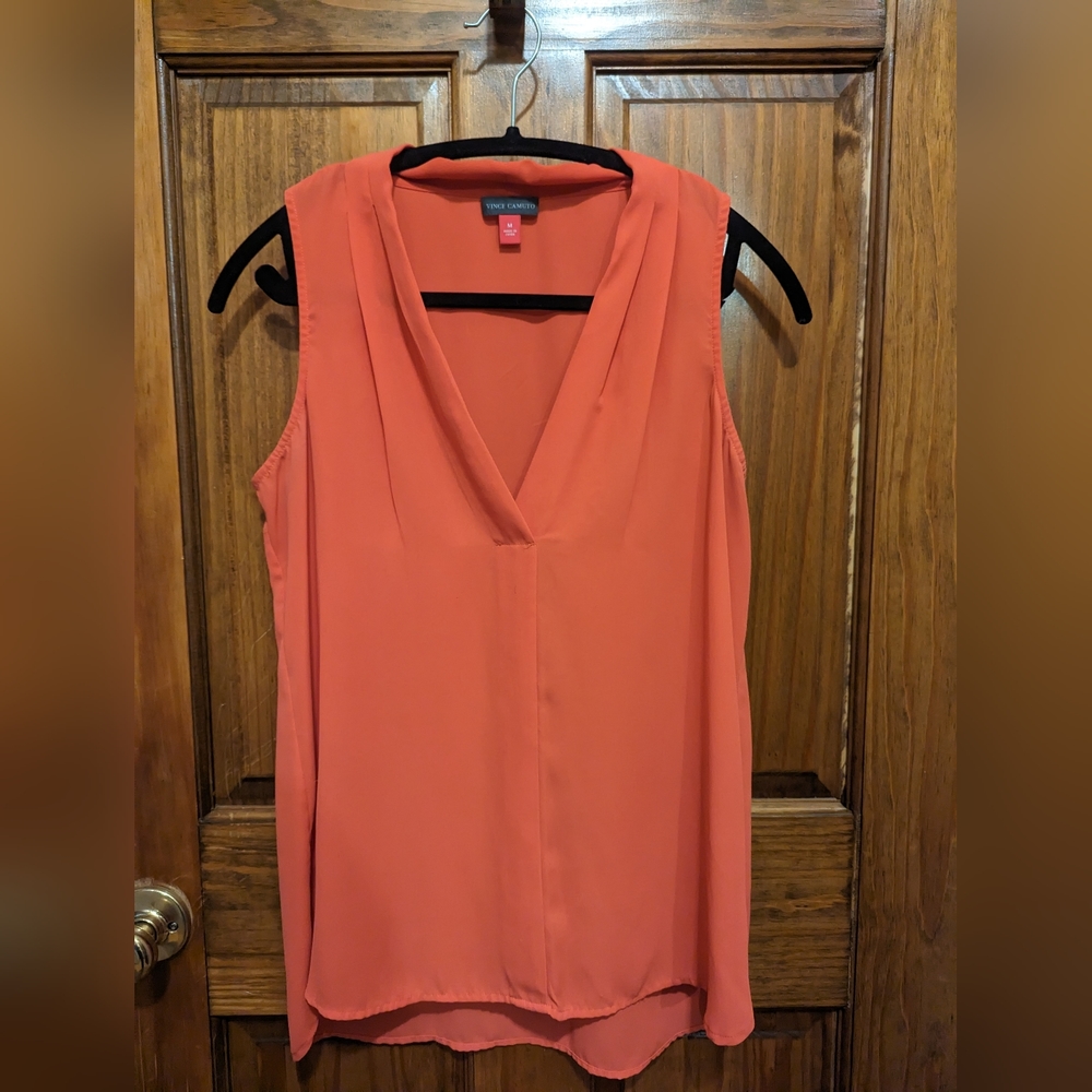 Sleeveless V-Neck Top